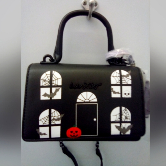 Betsey Johnson Handbags - Betsy Johnson Black Haunted House Purse